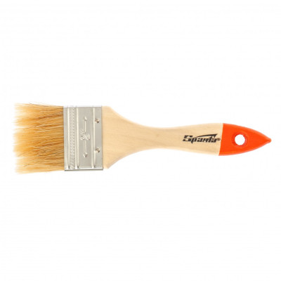 Кисть плоская Slimline 2" (50 мм), натуральная щетина, деревянная ручка 824305 Sparta